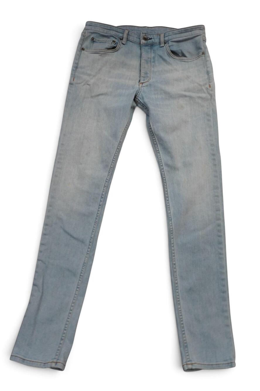 Rag & Bone Jeans Mens 33x31 Light Wash Blue Fit 1 Extra Slim Stretch Denim